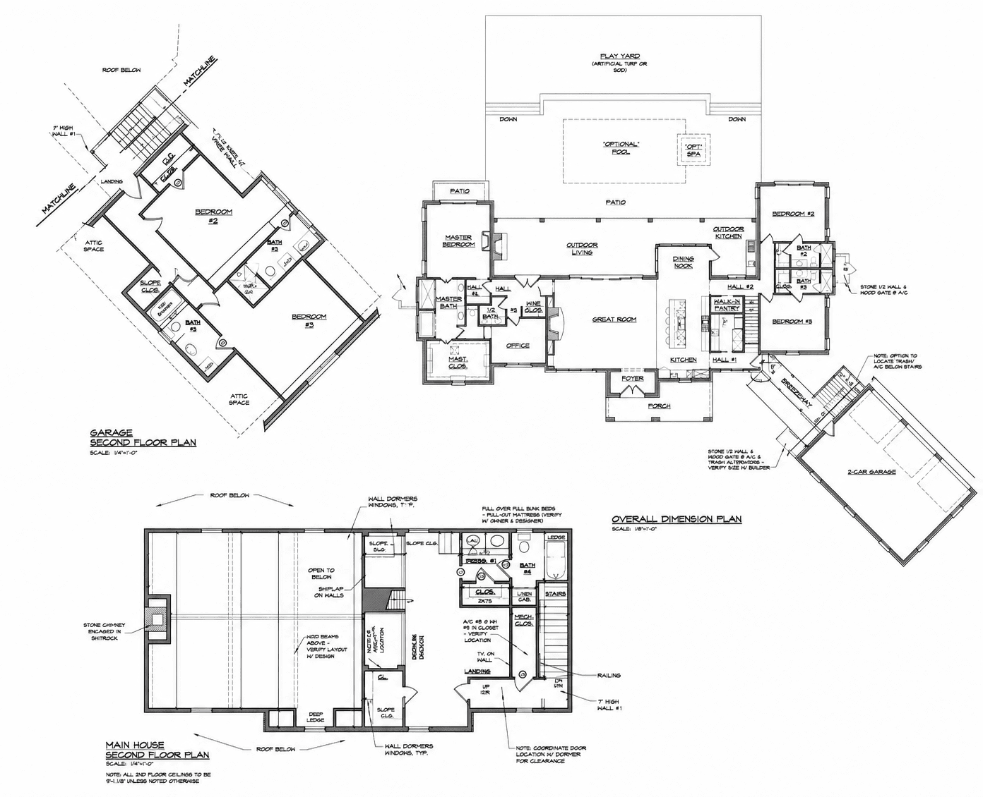 Combined Floor plans 