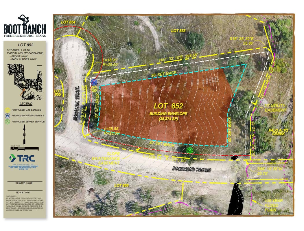 Lot Map 852