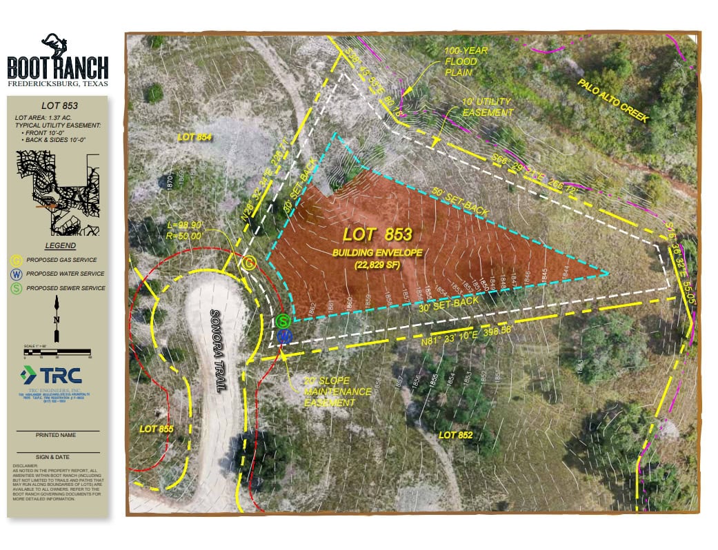 Lot Map 853