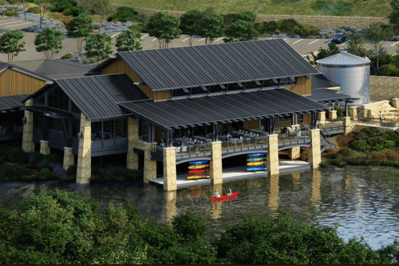Your canoe or kayak adventure begins at the paddle-launch