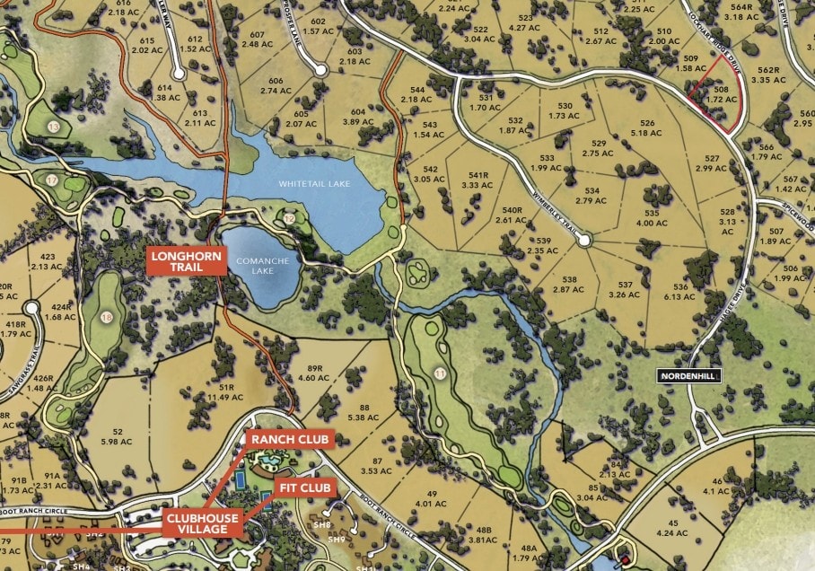 Lot on Community map 