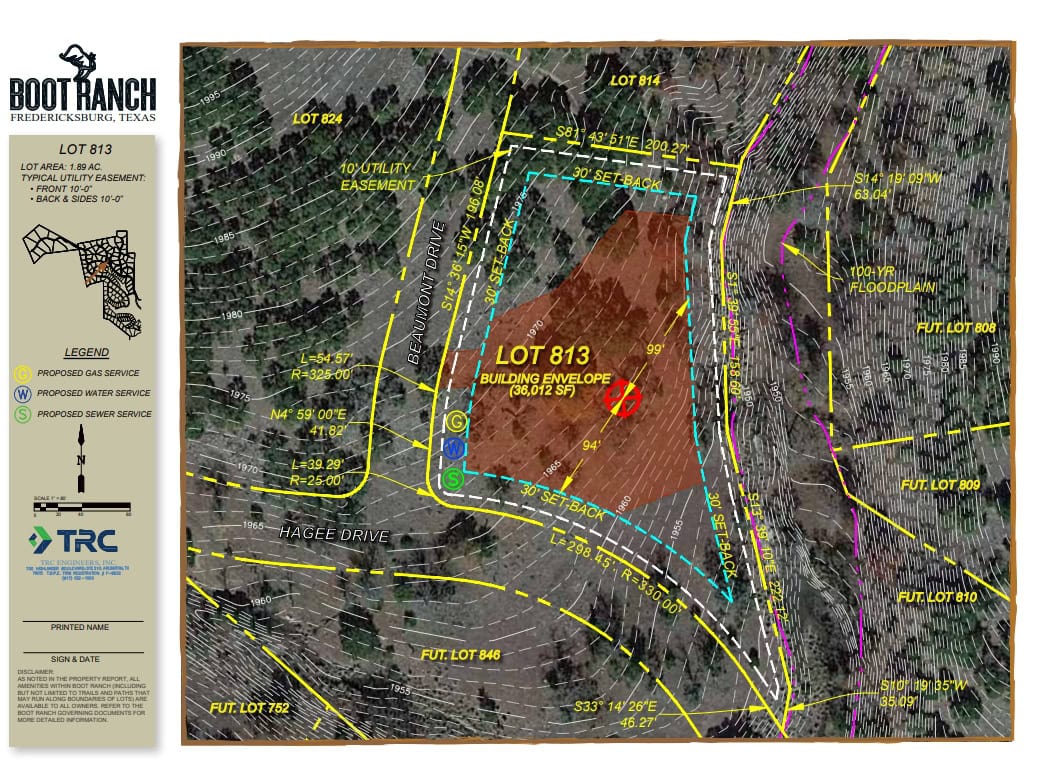 Lot Map 813