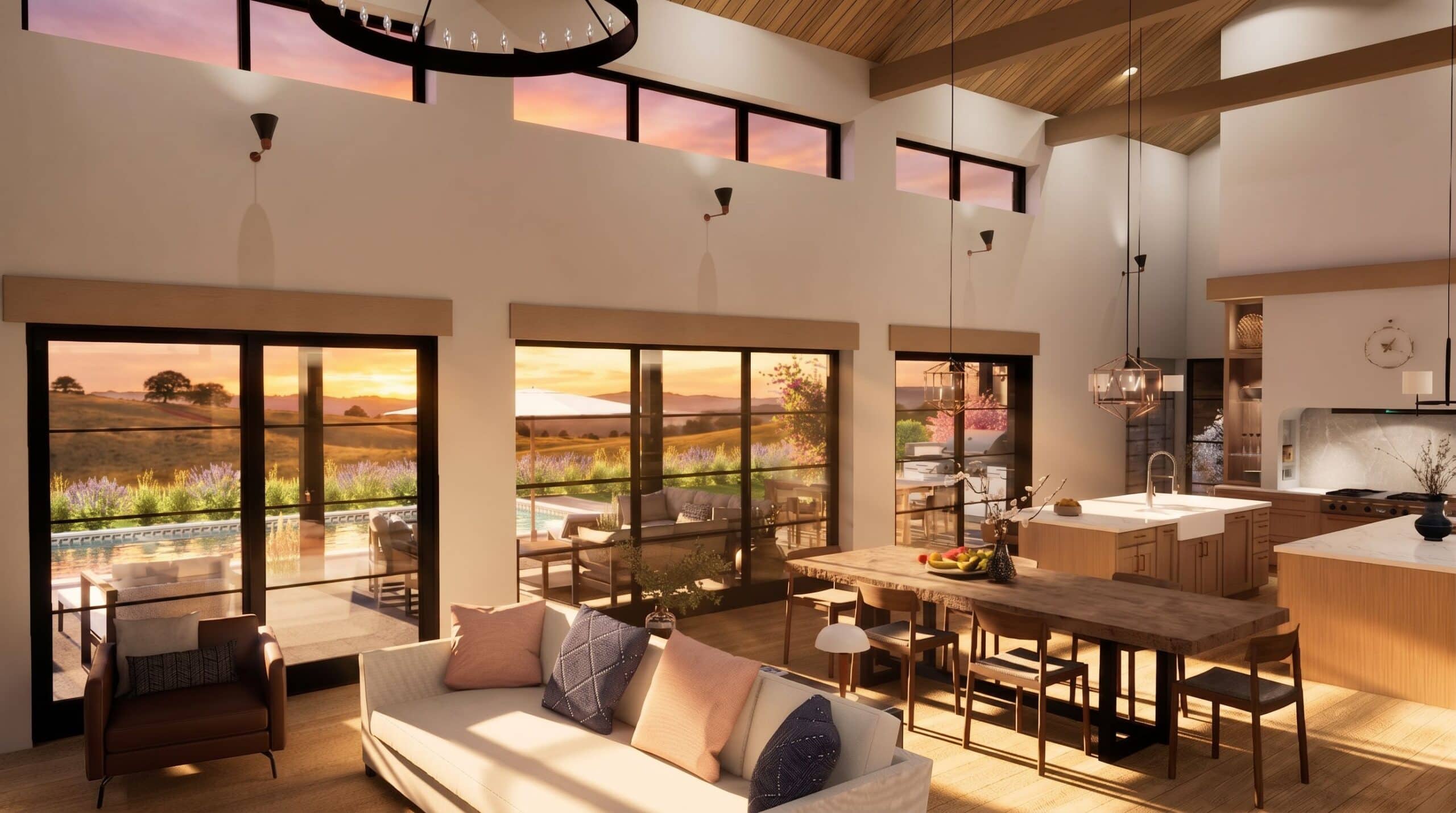 Interior to Pool scaled
